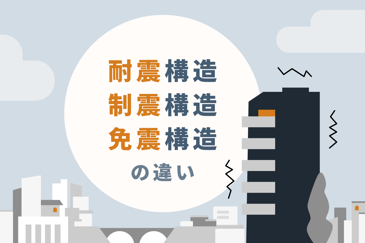 マンションの地震対策！ 「耐震構造」「制震構造」「免震構造」のメリット・デメリット