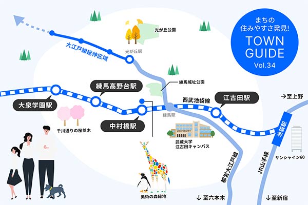 「としまえん」跡地の公園開発や大江戸線延伸計画にも期待！ 練馬区が暮らしやすい街として選ばれ続ける理由｜まちの住みやすさ発見