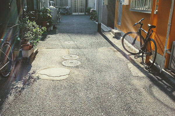 まったりのんびりした印象の町