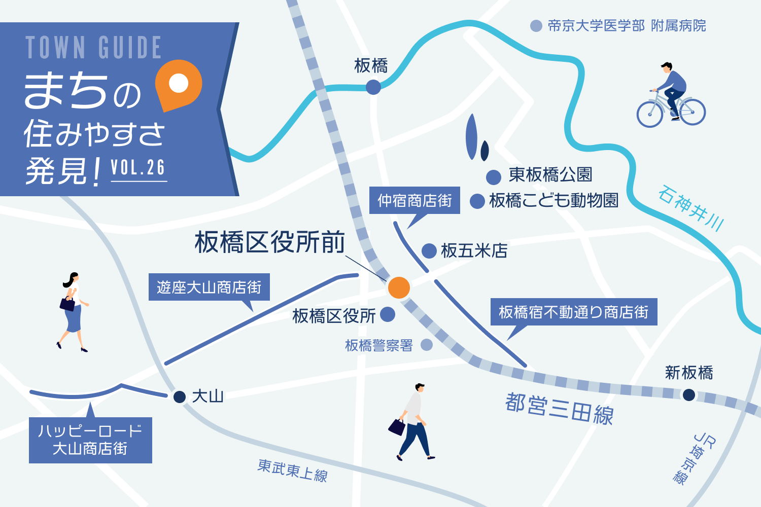 板橋 区役所 前