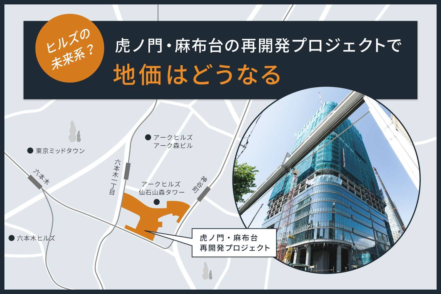 ヒルズの未来系？ 虎ノ門・麻布台の再開発プロジェクトで、地価はどうなる｜RENOSY マガジン（リノシーマガジン）