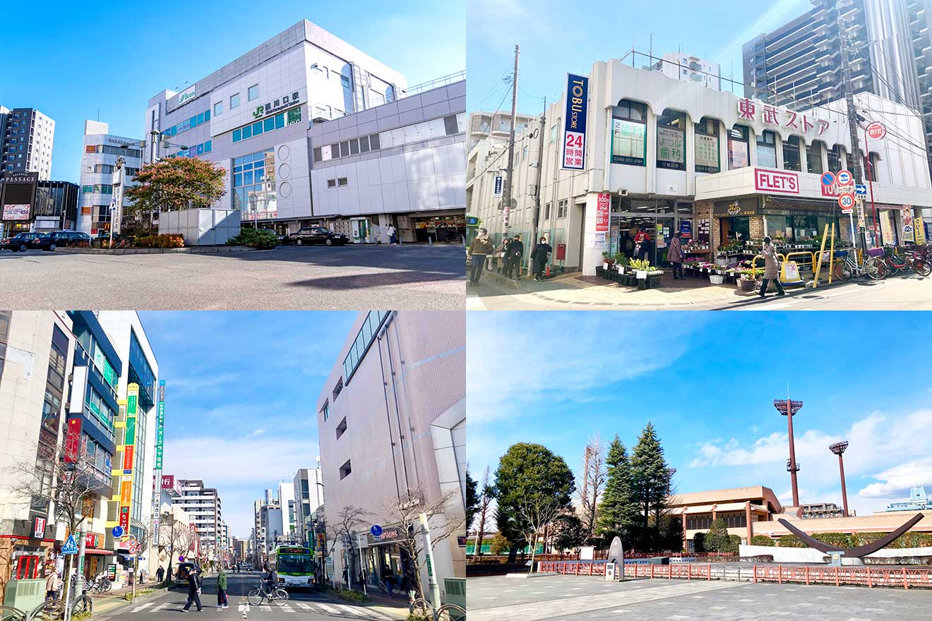 西川口のまちの様子
