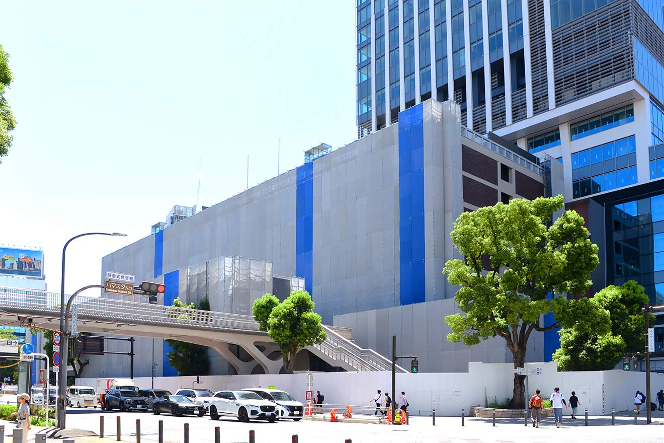 建設中のBASEGATE横浜関内