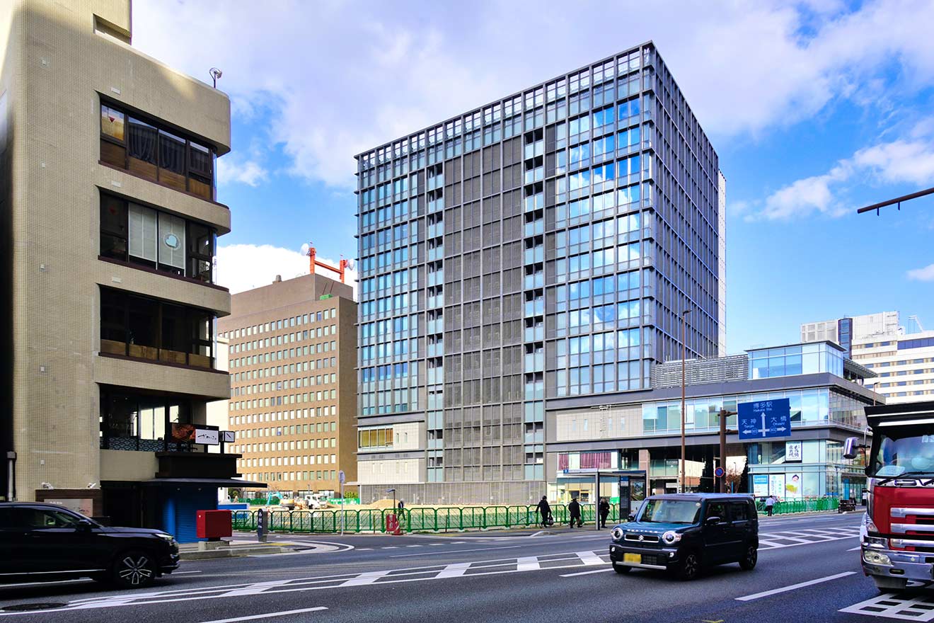 「（仮称）渡辺通二丁目プロジェクト」計画地の様子