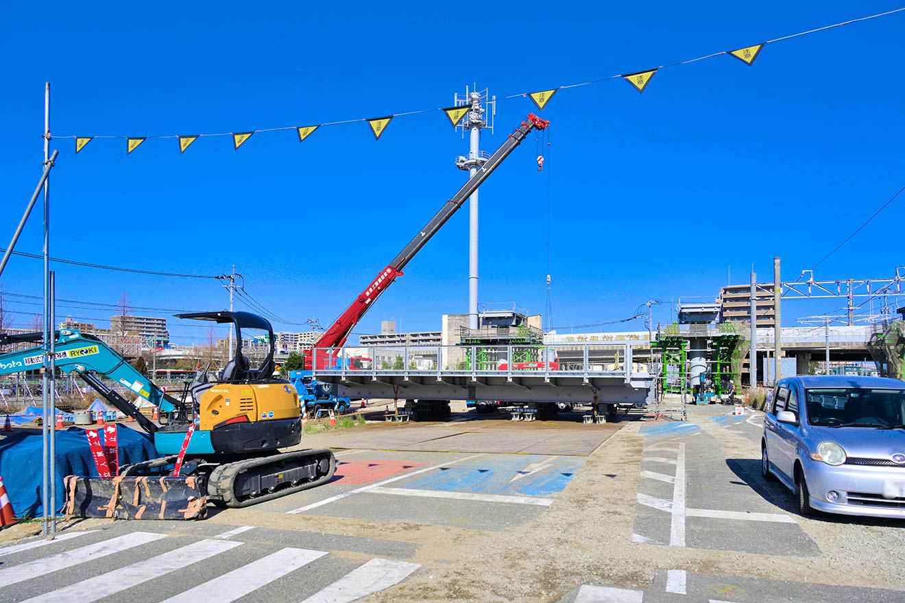 開発が進む様子