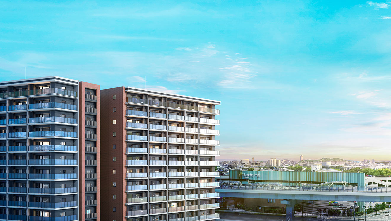 「ブライトクロス橋本」完成イメージ（大和ハウス工業提供）