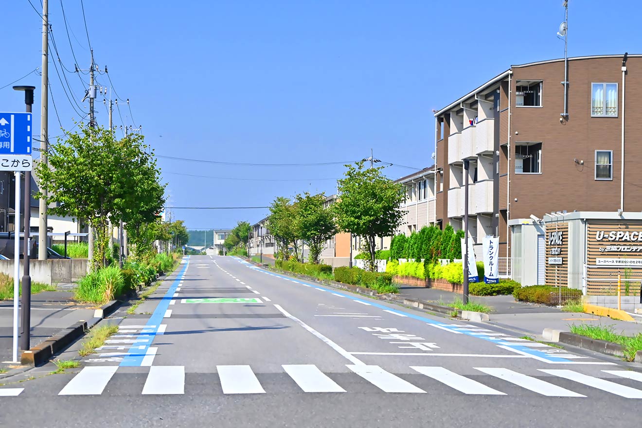整然とした街並み