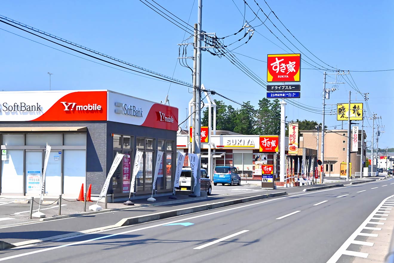 県道69号線付近の様子