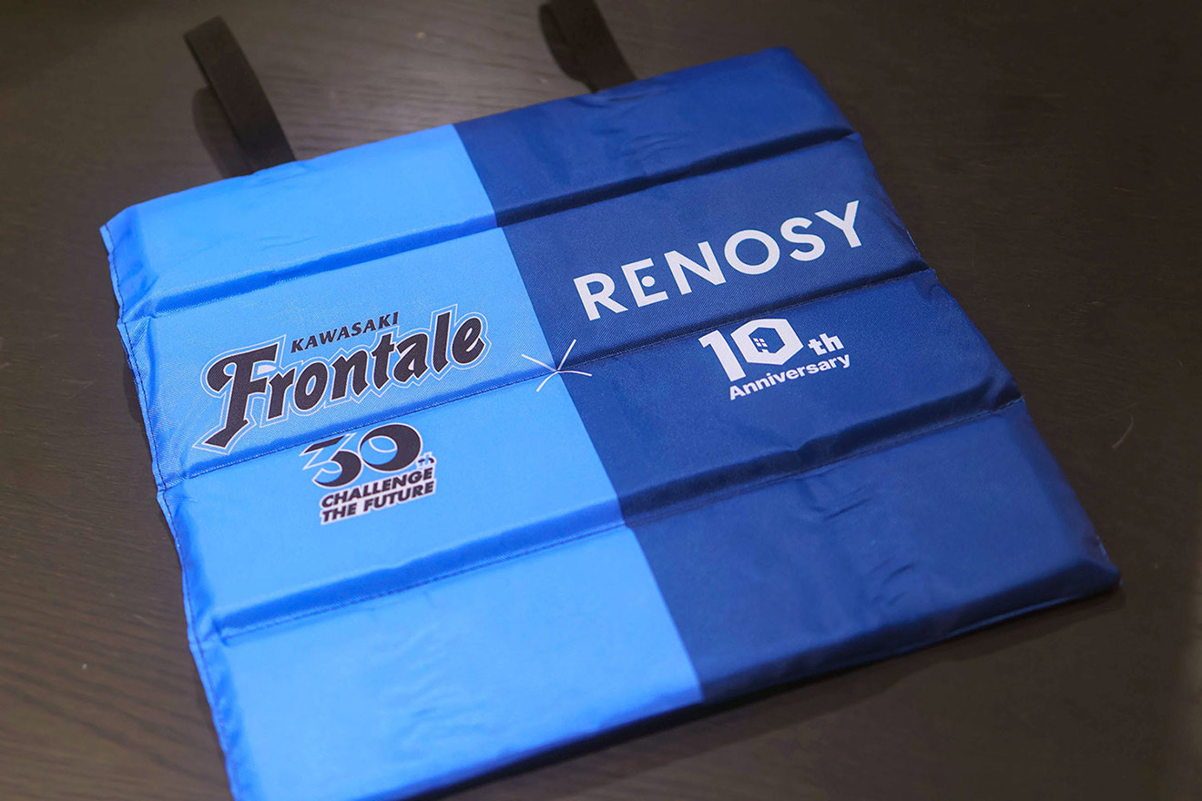 RENOSYオリジナル折りたたみスタジアムクッション