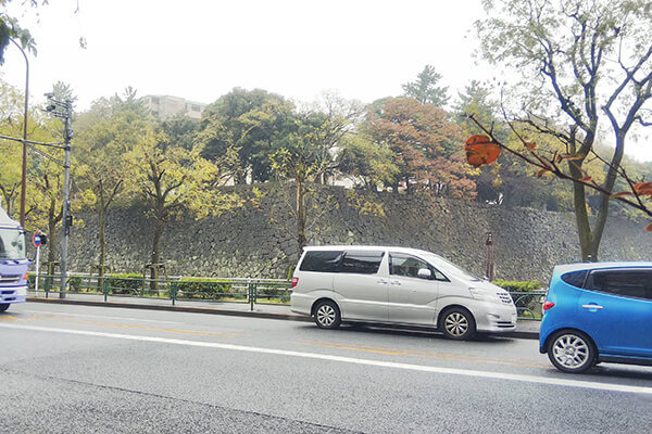 お堀見学もできて満足でした