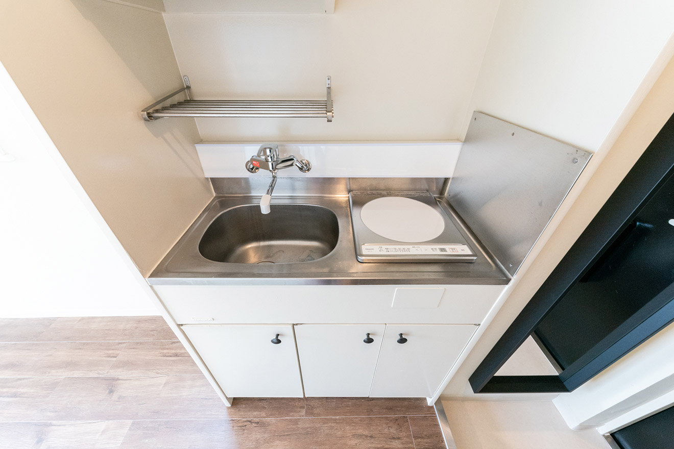 蛇口をひねる必要がないシングルレバー混合栓に変わりました！