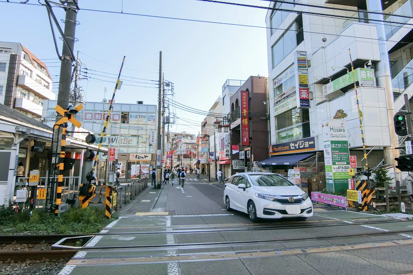 武蔵新田の街並み