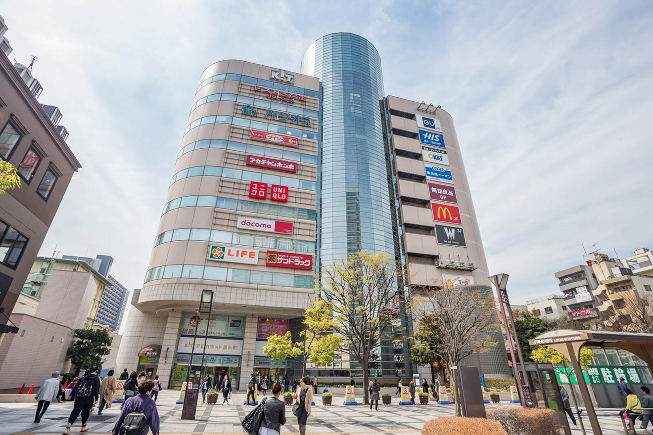 錦糸町駅北口にあるアルカキット錦糸町。錦糸町の日常には欠かせない存在です