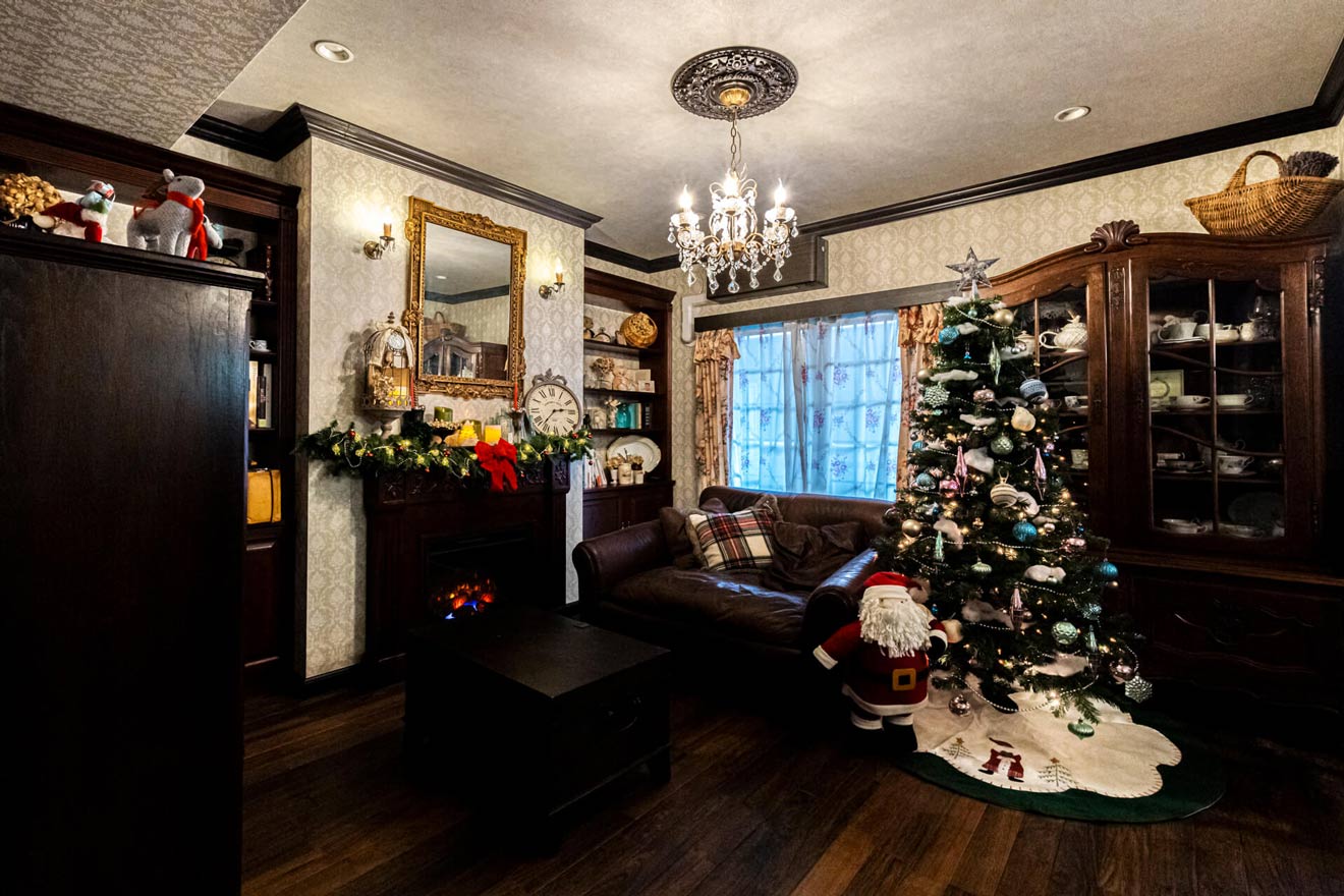 斜めからみたリビング