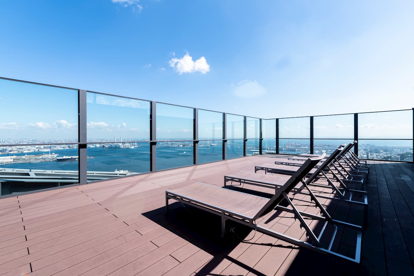 ザ・タワー横浜北仲のスカイテラス