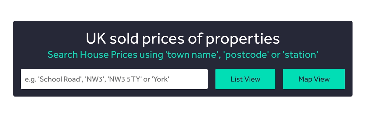 「市町村、郵便番号、駅」から検索｜Rightmove