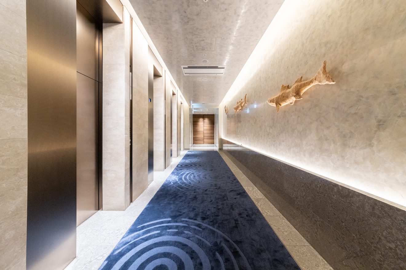 パークコート浜離宮ザタワーエレベーターホール