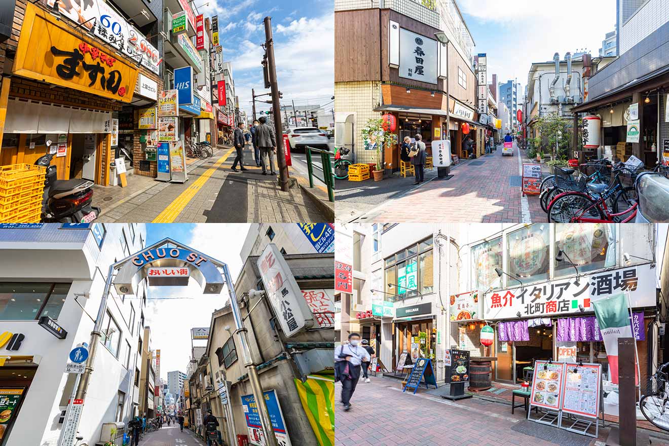 飲食店がたくさん並ぶ練馬駅前