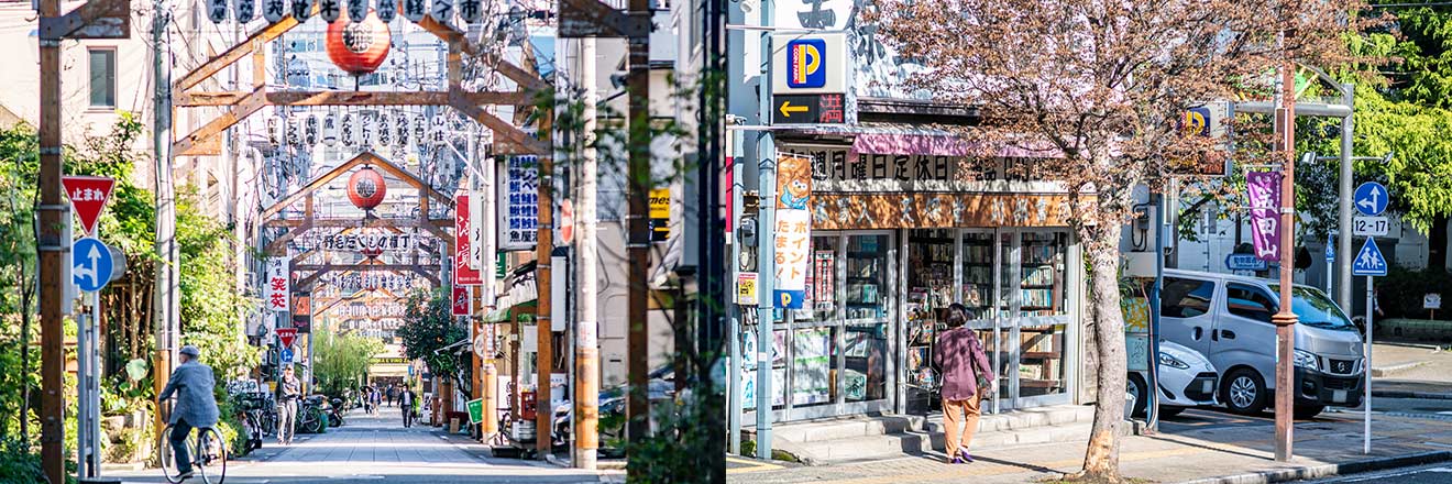 レトロな雰囲気が漂う桜木町駅西側