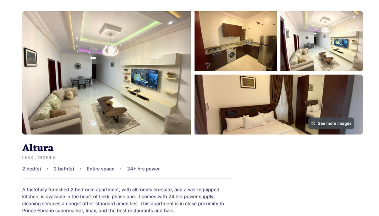 Spleetで検索した際の物件の一例