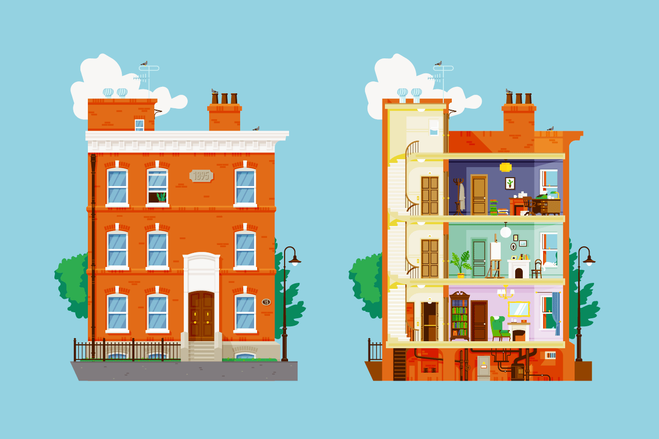 エントランスや階段・廊下は共用部分