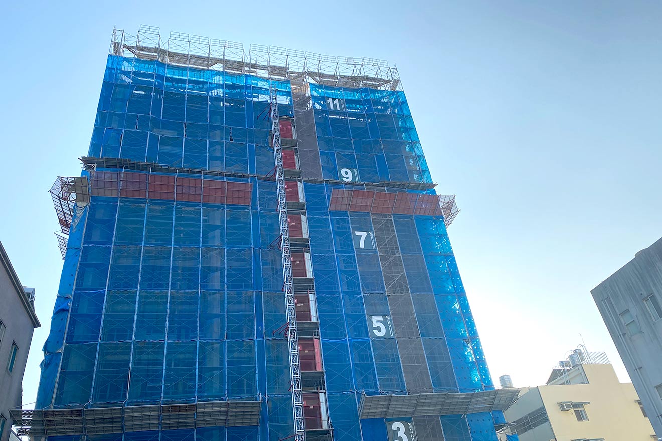 数カ月続く大規模修繕工事