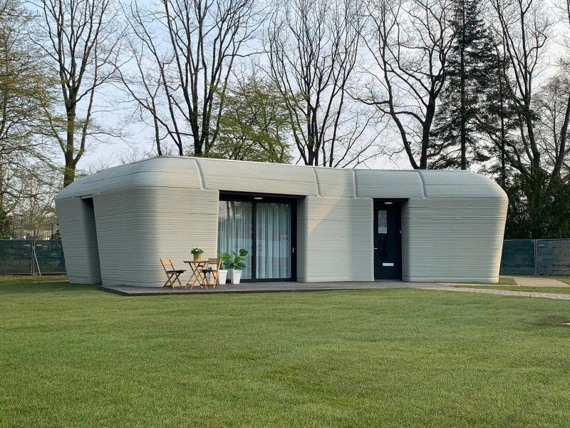 3Dプリンターで建てられた賃貸住宅