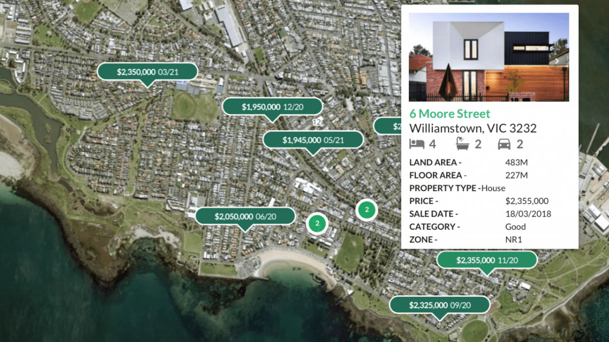 Landcheckerは細かいデータを提供