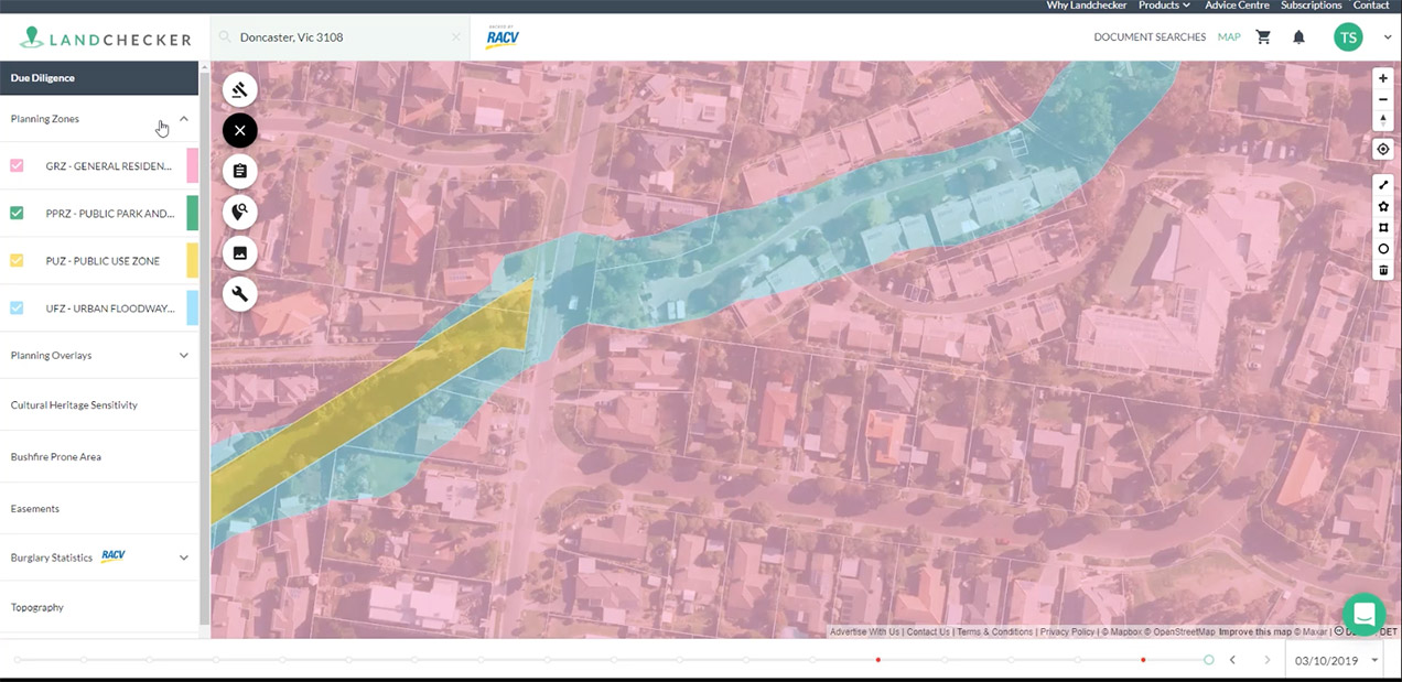 購入検討物件近辺の将来の街並みを予測