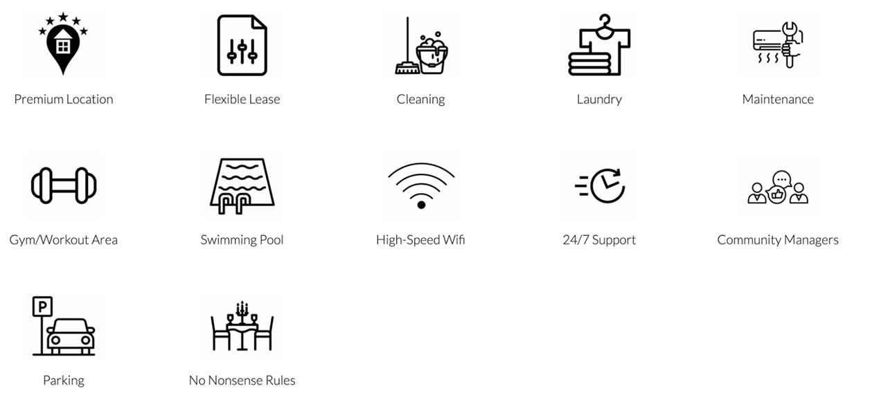 FlokqのCo-livingのサービス内容