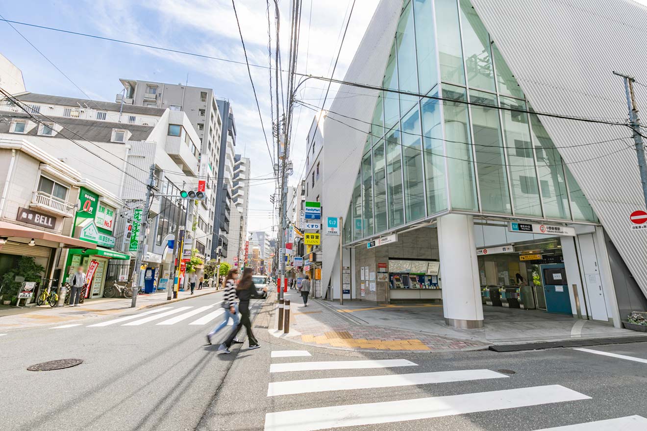 中野新橋駅前