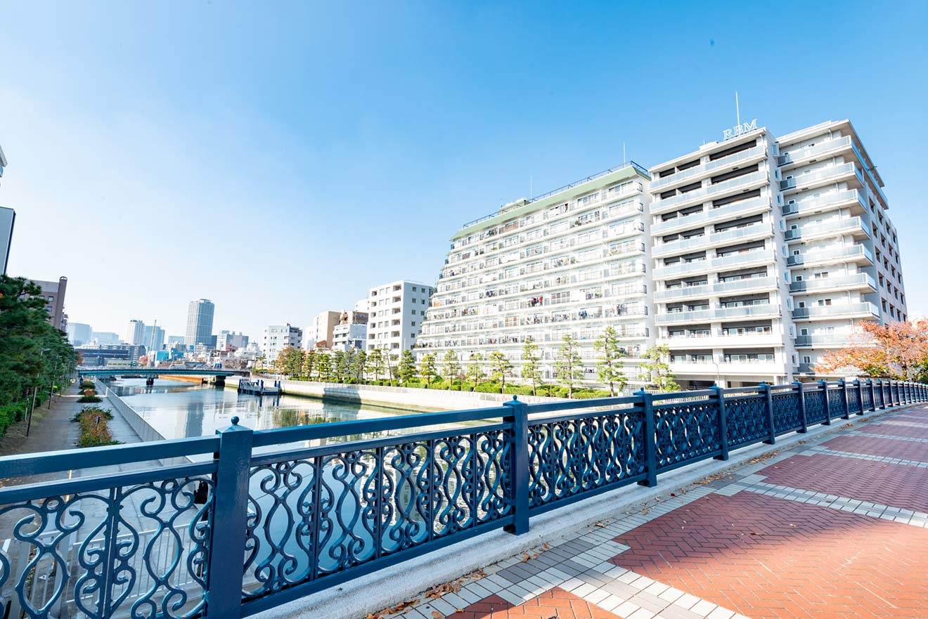 清澄白河駅周辺の様子