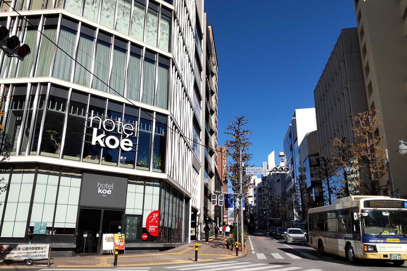 閉館前の「hotel koe tokyo」