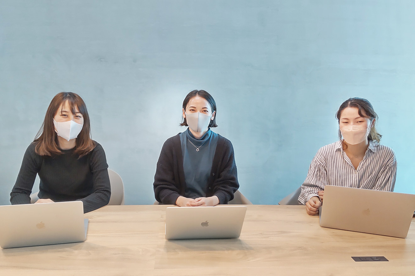 OWNR by RENOSYの企画者馬場さん、オーナー南さん、デザイナーの三竹さん