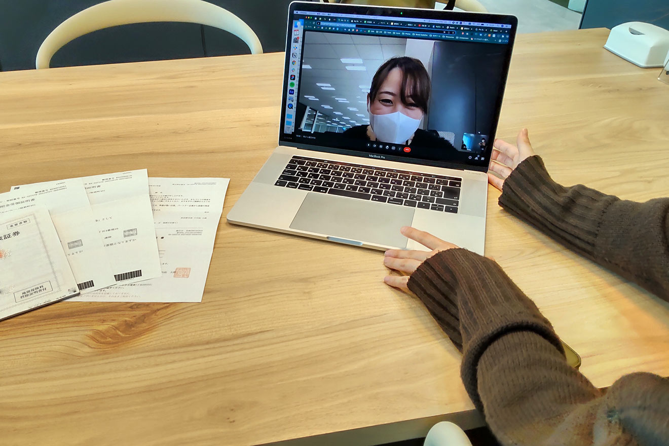 馬場さんはオンラインでの参加