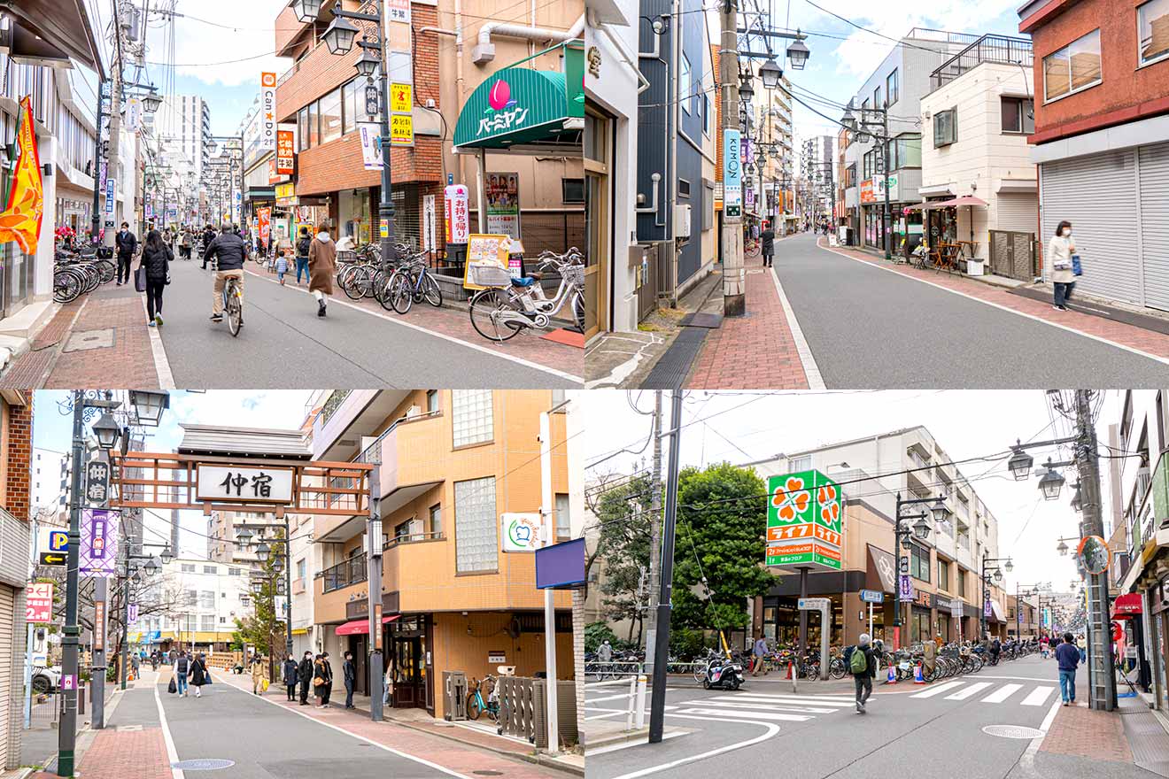 板橋仲宿商店街通り