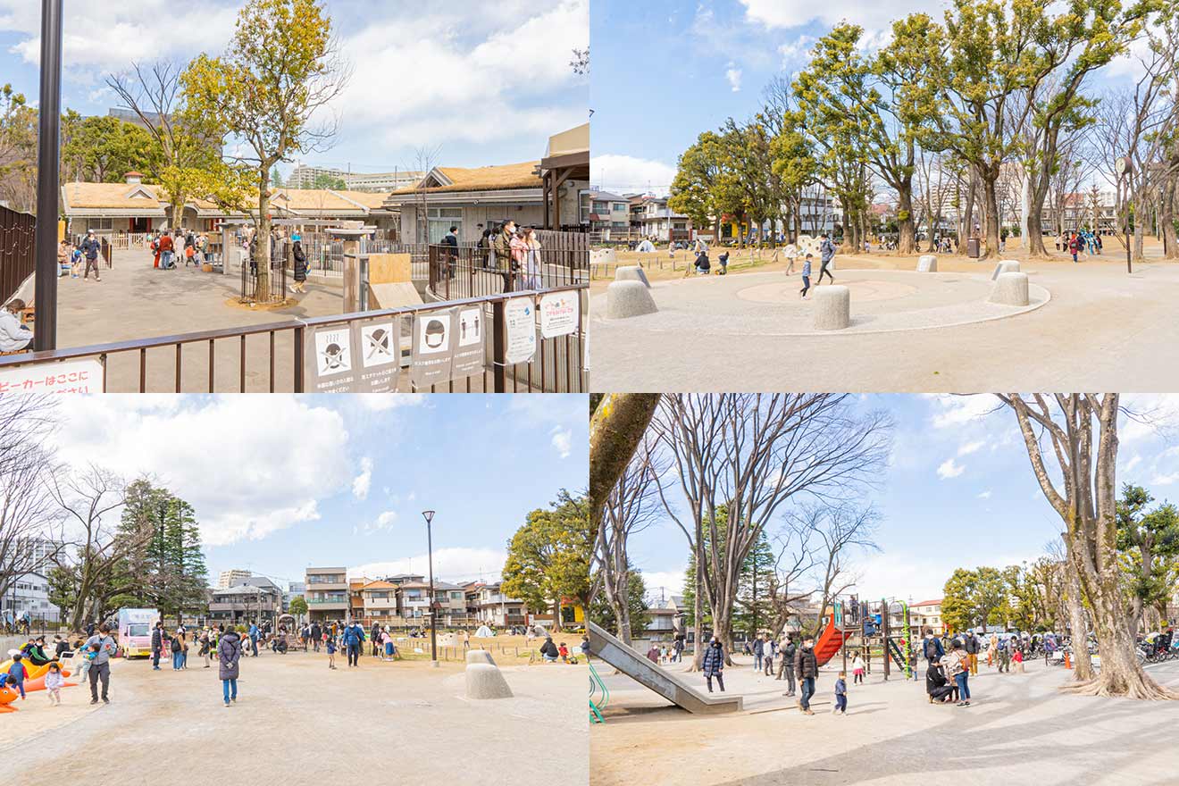 板橋こども動物園と東板橋公園