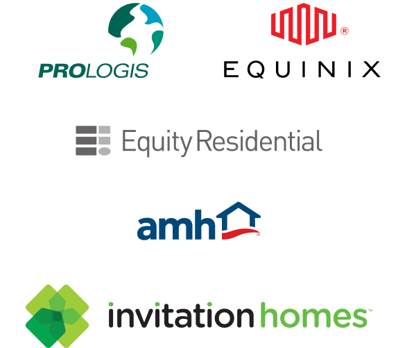 PRO LOGIS, EQUINIX, Equity Residential, AMH, Invitation Homes